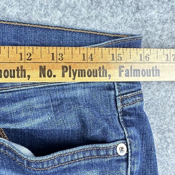 J Brand Jeans Womens 30 Blue Medium Air Wash The Skinny Stretch Denim USA Made - Picture 8 of 14